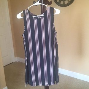 Striped sexy long shirt